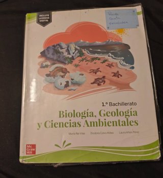Libro biología primero bachillerato