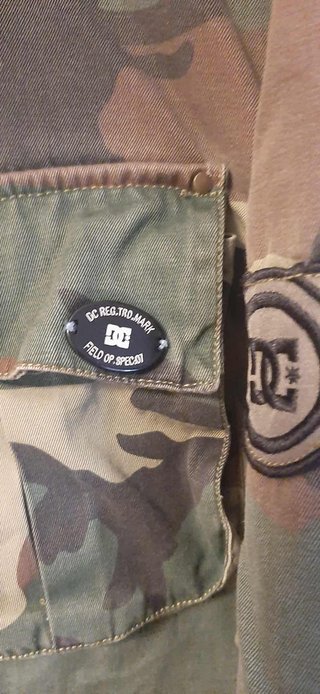Cazadora vintage DC Shoes Camuflaje Hombre L / G