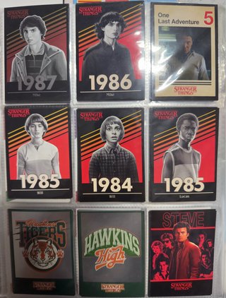 Cromos Stranger Things