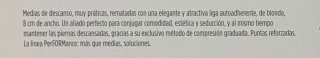 Medias Autoreggentes Ibici Relax sin estrenar