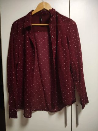 Camisa Stradivarius Mujer Talla M Lunares