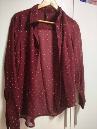 Camisa Stradivarius Mujer Talla M Lunares