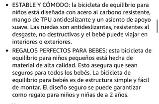 Bici de aprendizaje SEREED para bebés