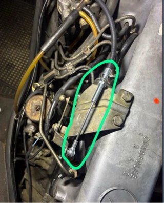 Cabo do Acelerador Mercedes MB100
