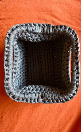 Borsa uncinetto fatta a mano con paillettes