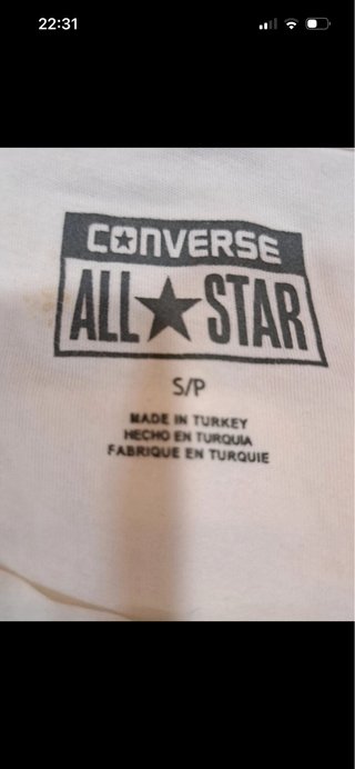 Camiseta Converse Blanca
