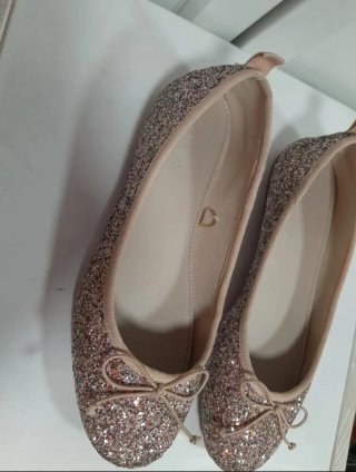 Manolitinas Zara con purpurina
