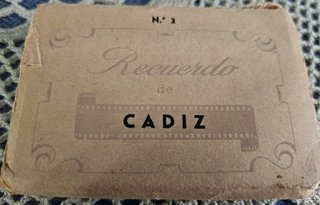 Lote Postales Cádiz Años 50-60 Formato Acordeón
