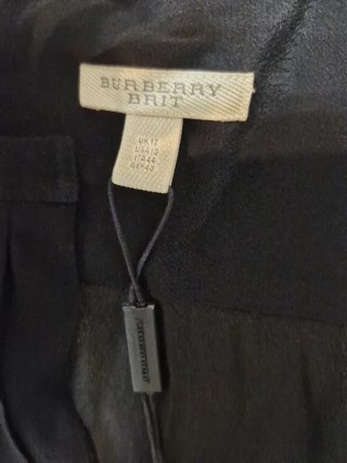 Vestido Burberry Negro Talla 38 -40 ropa marca