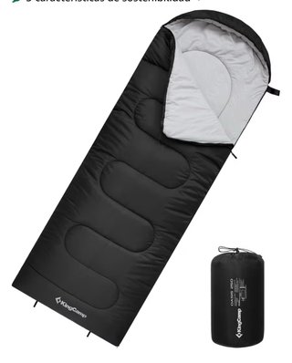 Saco de dormir KingCamp negro