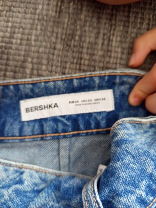 Falda vaquera con short talla 34