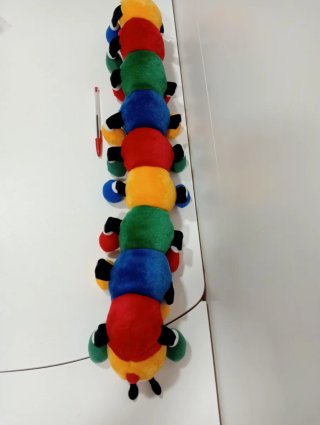 Peluche Ciempiés Grande Multicolor
