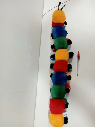 Peluche Ciempiés Grande Multicolor