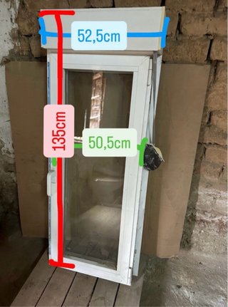 Ventana Aluminio 135x52.5cm