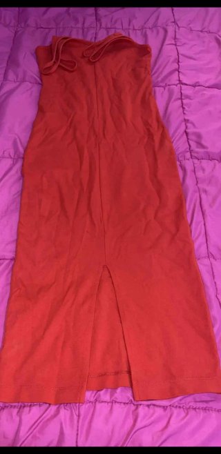 Vestido rojo ajustado talla M