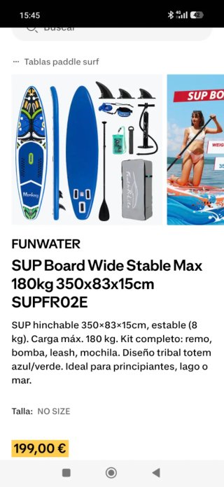 Tabla de Paddle Surf nueva a estrenar
