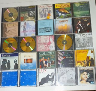 Lote 10 CDs x 5d Música Variada: Jazz, Bolero, Ins