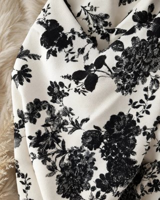 Vestido floral Gina Bacconi Talla 42