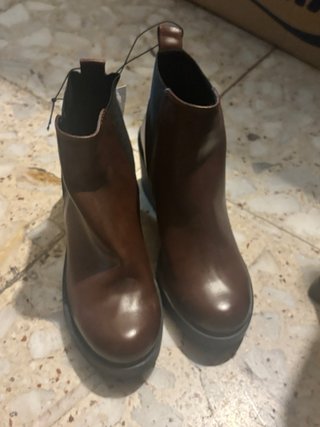Botines marrones con tacon