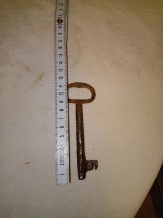 Chiave antica ferro battuto anni '30