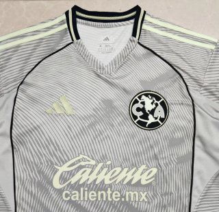 Camiseta América Adidas Talla M Gris/Blanco