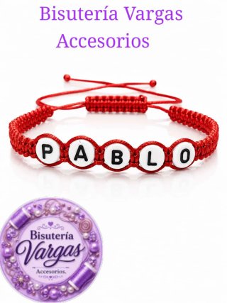 Pulsera tejida personalizada