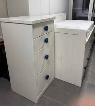 Cama nido con cajones y cómoda