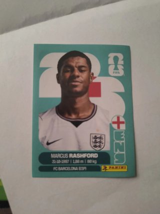Cromo Mundial Rashford Panini