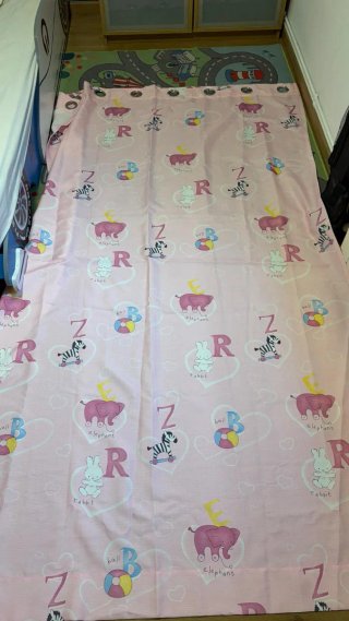 Cortinas infantiles con dibujos de animales