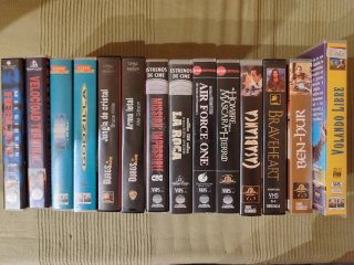 Lote 14 Películas VHS Acción