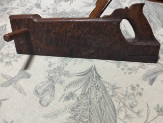 Cepillo zapatero antiguo de madera