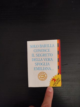 Buono Sconto Barilla Le Emiliane 1995