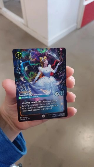 Carta Lorcana Cenicienta - Dream Come True