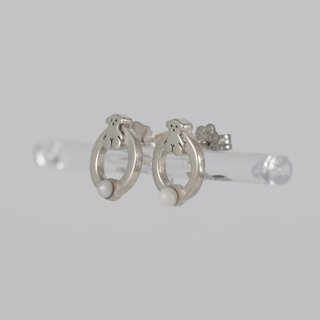 Pendientes Tous de plata con perla motivo oso Supe