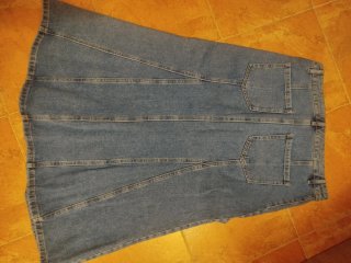 Falda midi vaquera Lefties mujer