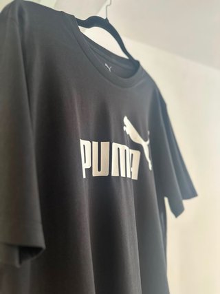 Camiseta Puma Original Negra con Logo Talla L
