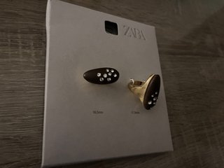 Pack 2 Anillos Ovalados madera ZARA