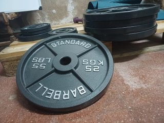 Discos Olímpicos Hierro Gimnasio