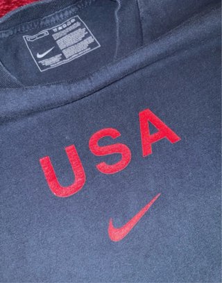 Camiseta Nike USA Azul Vintage talla S
