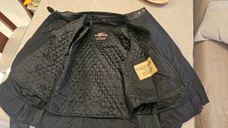 Chaqueta Moto Mujer Negra