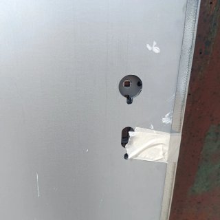 Puerta trastero galvanizada