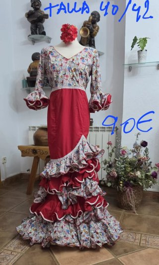 Vestido Flamenca Talla 40/42