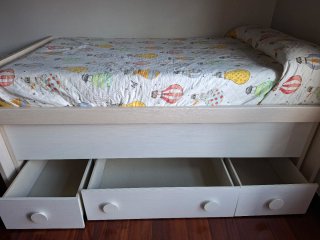 Cama nido con cajones