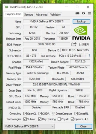 PC Gaming i7-9700K RTX 2080 Ti 32GB RAM