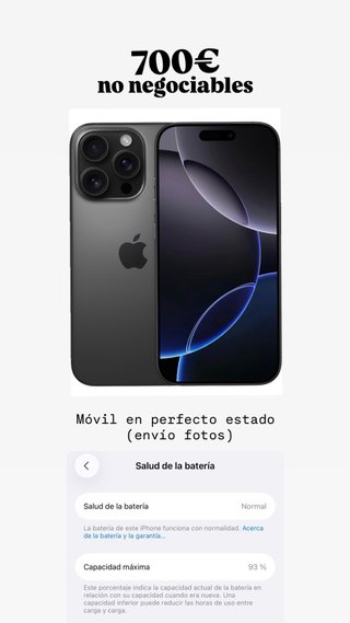 iPhone 16 Pro 128GB Negro