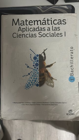 Libro Matemáticas  1ºBachillerato