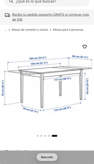 Pack comedor sillas y mesa blancas IKEA
