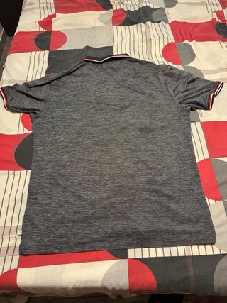 Polo Calvin Klein Talla XL Gris con Rojo
