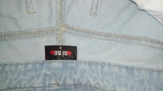 Pantalón ancho vaquero mujer