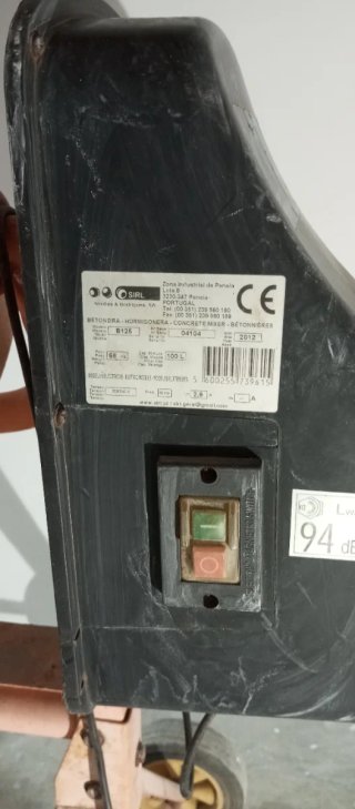 Hormigonera eléctrica de100litros
